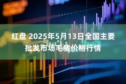 红盘 2025年5月13日全国主要批发市场毛猪价格行情